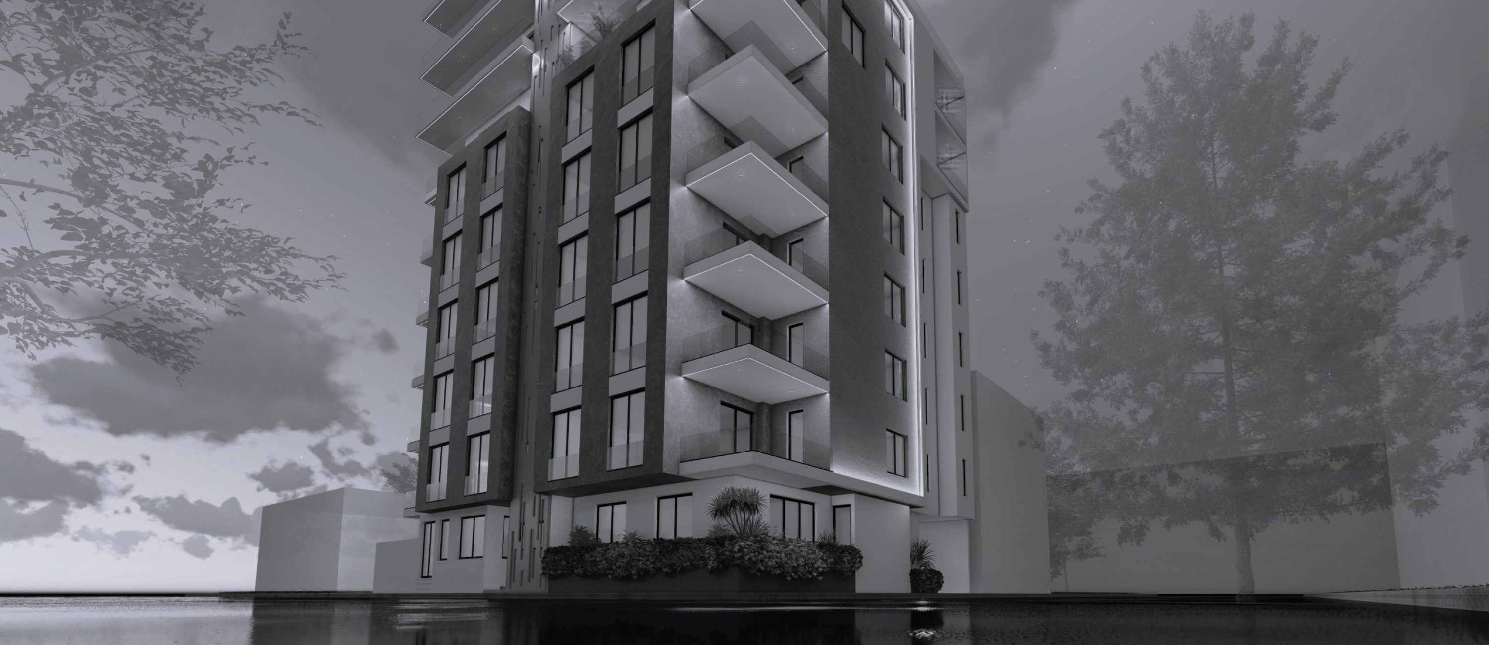 PG-résidence-habitation-appartements-dakar-r+8-archinard-nocturne